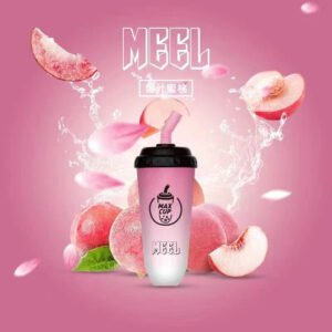 MEEL 萌趣奶茶杯 6000口 以街頭時尚語彙 演繹深沉尊貴的呼吸層次 15ml 霸王級儲油配置 搭載高性能霧化芯 台灣現貨