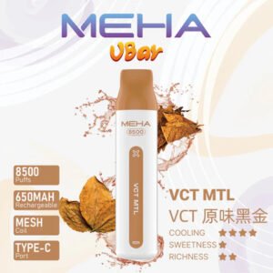 MEHA 魅嗨小白條 8500 抽 沈浸於 650mAh 穩定供電的細膩洗禮 3% 獨家調配比例還原鮮明果韻 跨越萬次吸吮的品質保證 台灣現貨