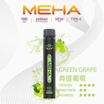 MEHA VBar 魅嗨7000口 搭載智慧穩壓晶片守護純粹本味 3% 專利配方精準還原每一滴精華 內建高規格電力核心確保恆久穩定 台灣現貨:圖片 9