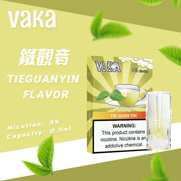 【限時福利:買 8送主機/6送盒煙彈】 VAKA 發光一代煙彈 沈浸於 2.3ml 澎湃載油的深度洗禮 每一口皆是絲絨般的細膩享受 台灣現貨:圖片 3