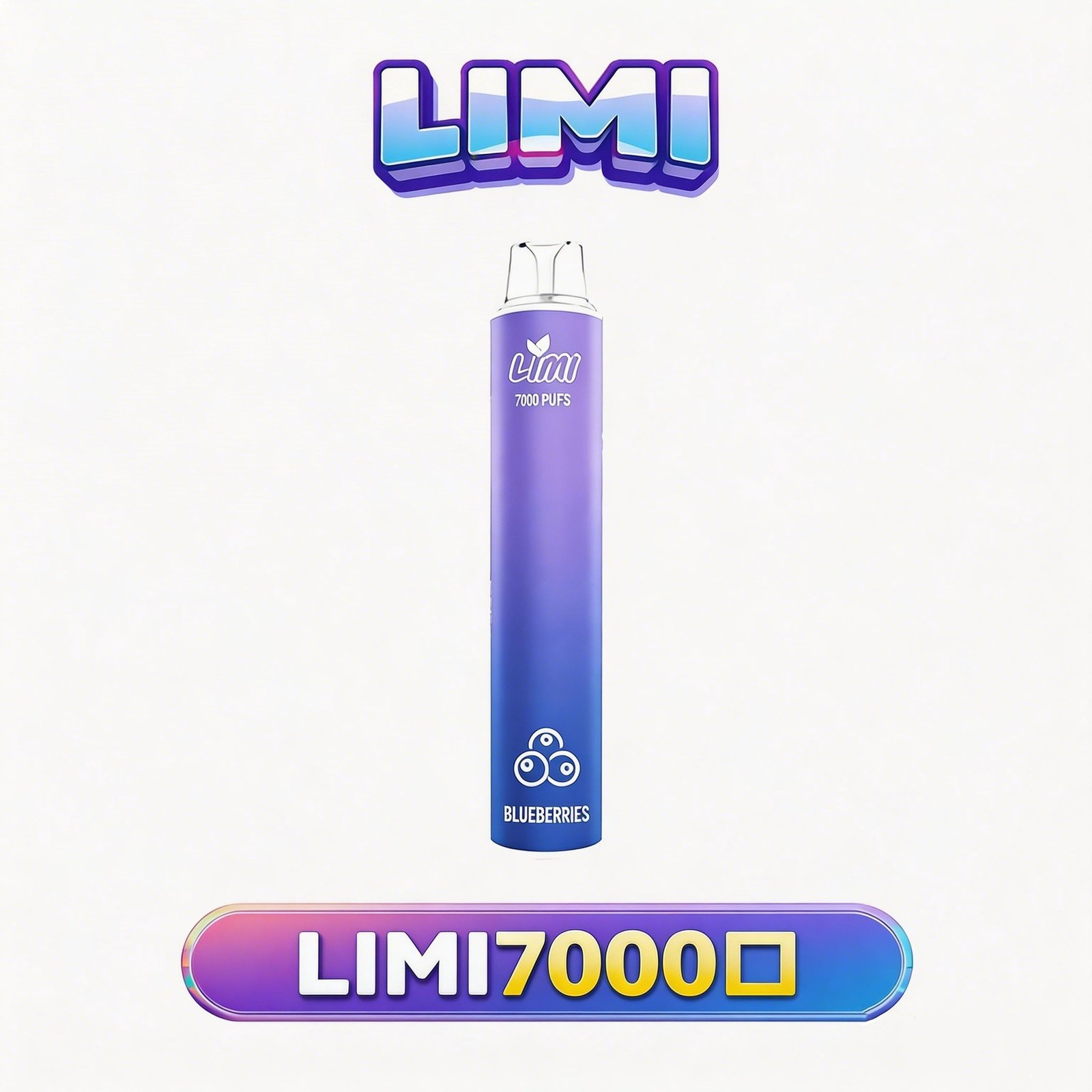 LIMI 7000抛棄式主機 化繁為簡的工藝結晶 3.5% 醇熟技術賦予清透綿長的入喉享受 精密電量分配守護每一滴精華 台灣現貨